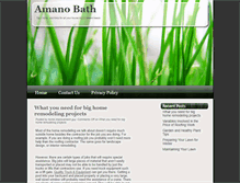 Tablet Screenshot of amanobath.com